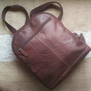 Jack Georges leather purse/backpack bag